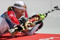 Гвиздонь стала первой в спринте на этапае Кубка мира по биатлону в Сочи