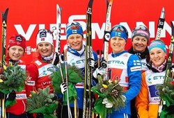 Норвежские лыжники и финские лыжницы стали победителями командного спринта на этапе в Азиаго