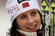 Норвежская лыжница Марит Бьорген выиграла гонку на 10 км на этапе Кубка Мира в Лахти