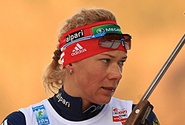 Ольга Зайцева - третья в масс-старте на этапе Кубка Мира в Поклюке