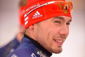 Антон Шипулин - второй в гонке преследования на этапе в Поклюке