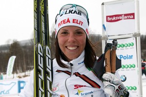 Шведка Шарлотт Калла выиграла 10 км гонку на этапе КМ по лыжным гонкам в Эстерсунде