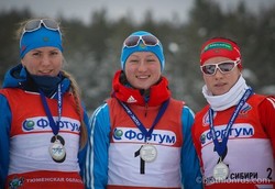 Ольга Подчуфарова — победительница гонки преследования на соревнованиях в Тюмени