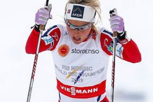 Норвежка Тереза Йохауг выиграла 5 км гонку на этапе Кубка мира в Финляндии
