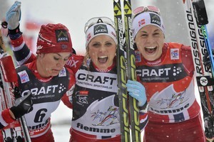 Норвежки взяли весь пьедестал в 15 км гонке на этапе Кубка мира в Давосе