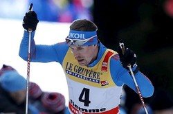 Российский лыжник Сергей Устюгов — бронзовый призер 10 км гонки на этапе Кубка мира в Лиллехаммере