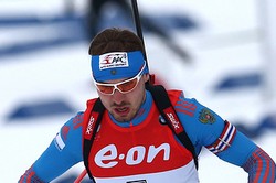 Антон Шипулин — бронзовый призер гонки преследования на этапе Кубка мира в Поклюке