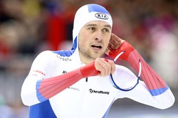 Россиянин Денис Юсков — серебряный призер на дистанции 1500 м на этапе Кубка мира в Херенвене