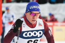 Лыжник Александр Большунов — бронзовый призёр спринта на этапе Кубка мира в Давосе