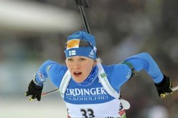 Финка Макарайнен — победительница спринта на этапе Кубка мира в Рупольдинге, Акимова — 15-ая