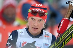 Российская лыжница Наталья Матвеева выиграла спринт на этапе Кубка мира в Тоблахе