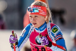 Финка Макарайнен — победительница гонки преследования на этапе КМ в Рупольдинге, Акимова — 13-ая