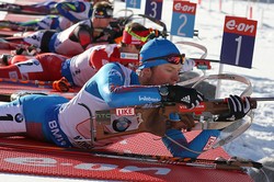 Российские биатлонисты — бронзовые призеры эстафеты на этапе Кубка мира в Антхольце