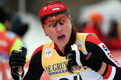 Польская лыжница Юстина Ковальчик выиграла скиатлон на этапе КМ в Пхенчхане, Медведева — шестая