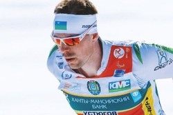 Лыжник Сергей Устюгов — чемпион России в скиатлоне 15 км + 15 км
