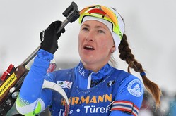 Белоруска Домрачева выиграла гонку преследования в Холменколлене, Кайшева — восьмая