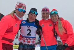 Лыжницы Тюменской области выиграли эстафету на чемпионате России 2018 в Сыктывкаре