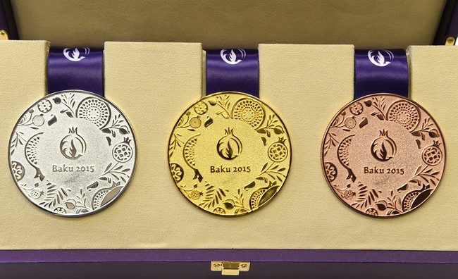 Медали I Европейских игр «Баку 2015»