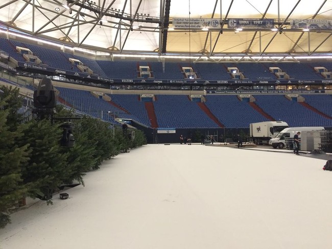 «Фелтинс-Арена». Подготовка к проведению «Рождественской гонки 2015»