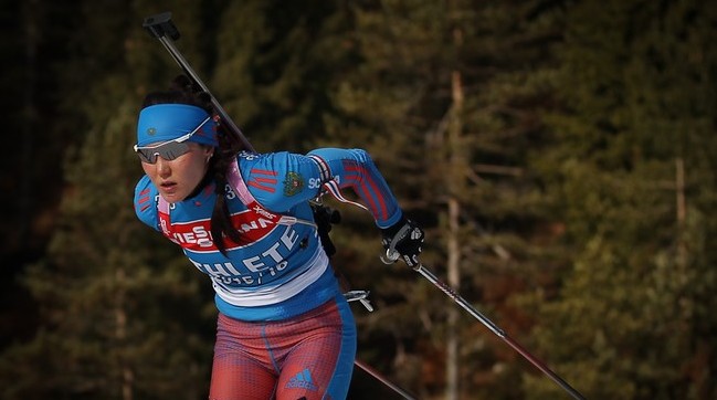 Татьяна Акимова — победительница спринтерской гонки на «Ижевской винтовке»