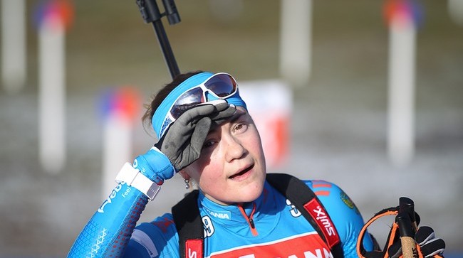 Екатерина Юрлова — победительница гонки преследования на этапе Кубка мира в Антхольце