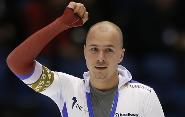 Конькобежец Павел Кулижников одержал четвёртую победу на этапе Кубка мира в Ставангере и вторую — за день
