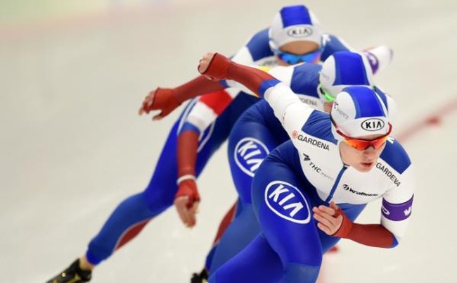 Российские конькобежки — бронзовые призёры в командной гонке на чемпионате мира в Коломне