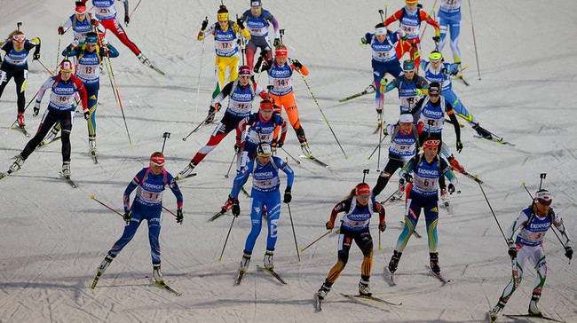 Чешские биатлонистки выиграли эстафету на этапе Кубка мира в Преск-Айле