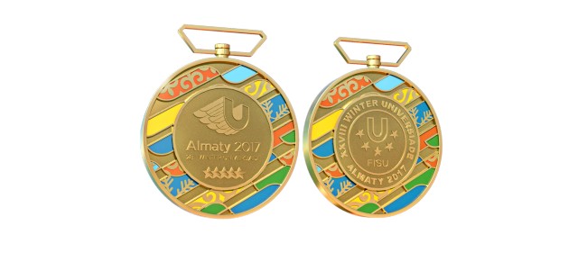 Медали 28-ой зимней Универсиады-2017 в Алматы (Казахстан)