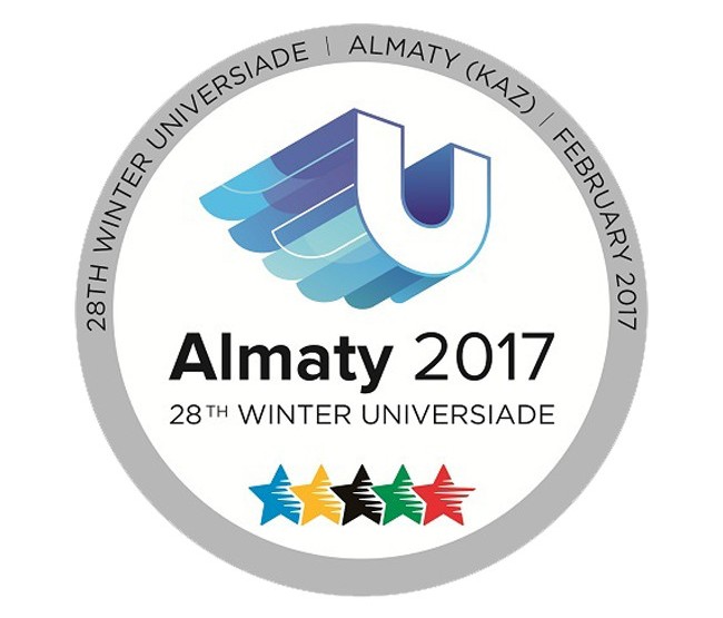 Эмблема 28-ой зимней Универсиады-2017 в Алматы (Казахстан)
