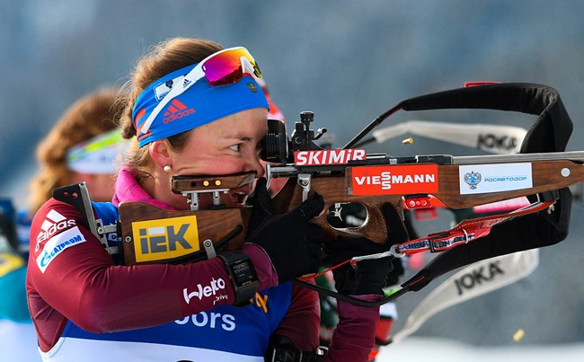 Биатлонистка Екатерина Юрлова-Перхт — чемпионка России в гонке преследования