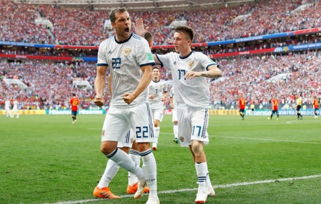 Сборная России в серии пенальти обыграла команду Испании в 1/8 финала чемпионата мира