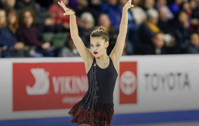 Россиянка Софья Самодурова — бронзовый призёр этапа Гран-при «Скейт Америка»