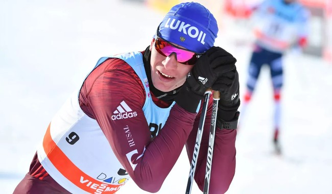 Александр Большунов — победитель спринта на этапе Кубка мира в финской Руке
