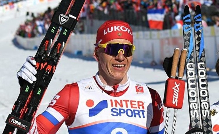 Александр Большунов — бронзовый призёр спринта на этапе Кубка мира в шведском Фалуне