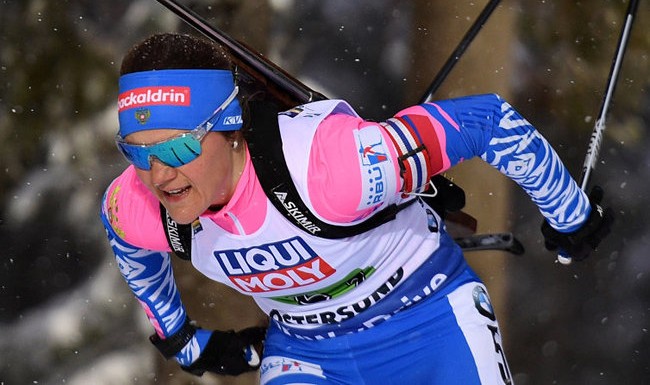 Екатерина Юрлова-Перхт завоевала серебро чемпионата мира в масс-старте