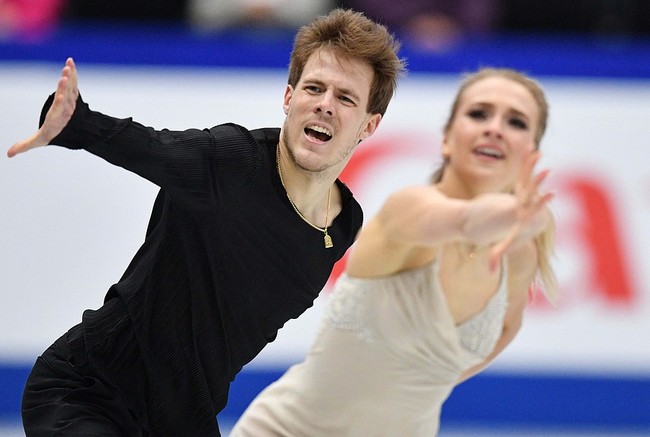 Синицина и Кацалапов лидируют после ритм-танца на домашнем этапе Гран-при в Москве