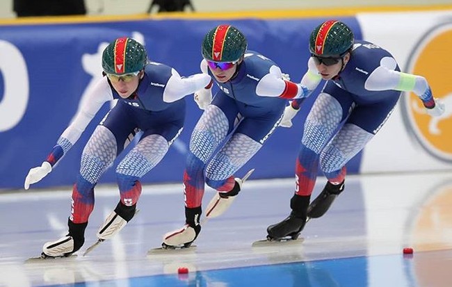 Российские конькобежки — бронзовые призёры командной гонки преследования на этапе Кубка мира в Японии