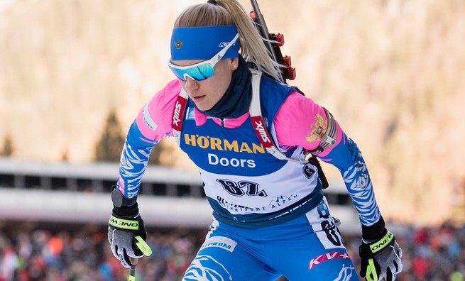 Кристина Резцова — бронзовый призёр масс-старта на этапе Кубка мира в Анси