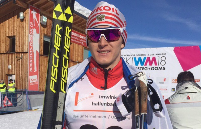 Российский лыжник Сергей Ардашев выиграл гонку на 15 км классическим стилем на молодёжном чемпионате мира