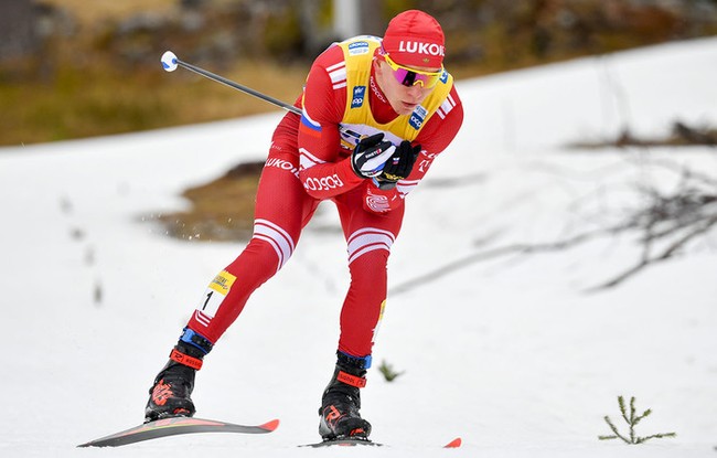 Российские лыжники взяли весь пьедестал в гонке на 15 км свободным стилем на этапе Кубка мира в Давосе