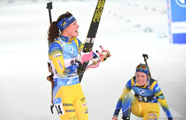 Шведские биатлонистки выиграли эстафету на этапе Кубка мира в Нове-Место, россиянки — восьмые