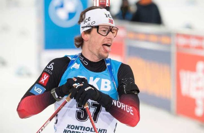 Норвежец Легрейд выиграл гонку преследования на этапе Кубка мира в Оберхофе, Елисеев — 16-ый
