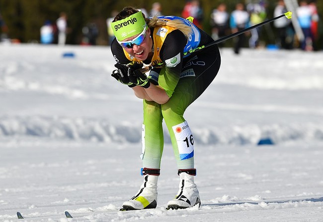 Словенские лыжницы выиграли командный спринт на этапе Кубка мира в Ульрисехамне
