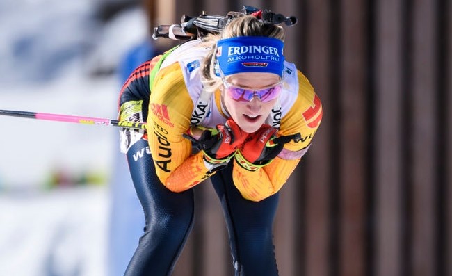 Немка Вайдель выиграла гонку преследования на этапе Кубка IBU в Брезно-Осрблье, Васнецова — 12-ая