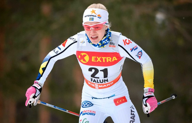 Шведка Йонна Сундлинг выиграла спринт на этапе Кубка мира по лыжным гонкам в итальянском Ливиньо