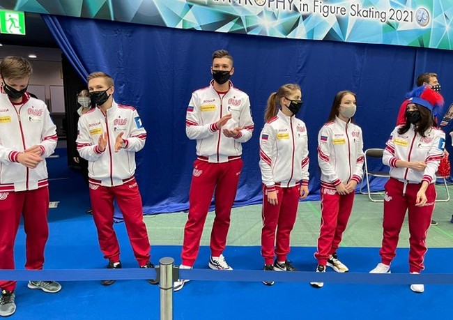 Сборная России по фигурному катанию лидирует после первого дня командного чемпионата мира 2021 в Осаке