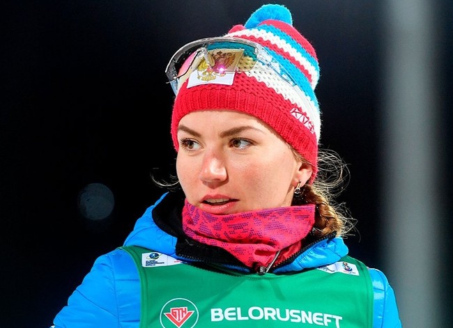 Виктория Сливко — победительница индивидуальной гонки на третьем этапе Кубка России по биатлону в Чайковском
