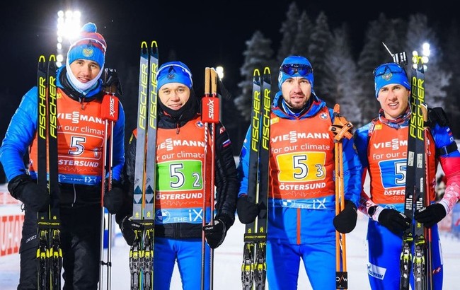Томшин, Серохвостов, Логинов и Латыпов выступят в эстафете на этапе Кубка мира в Хохофильцене