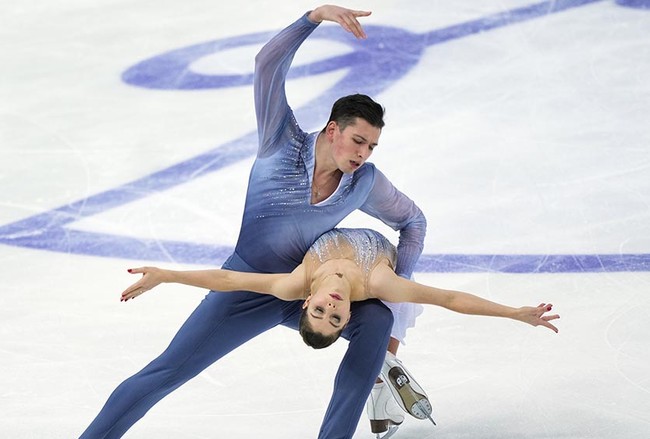 Мишина и Галлямов побили два мировых рекорда после произвольной программы на чемпионате Европы в Таллине